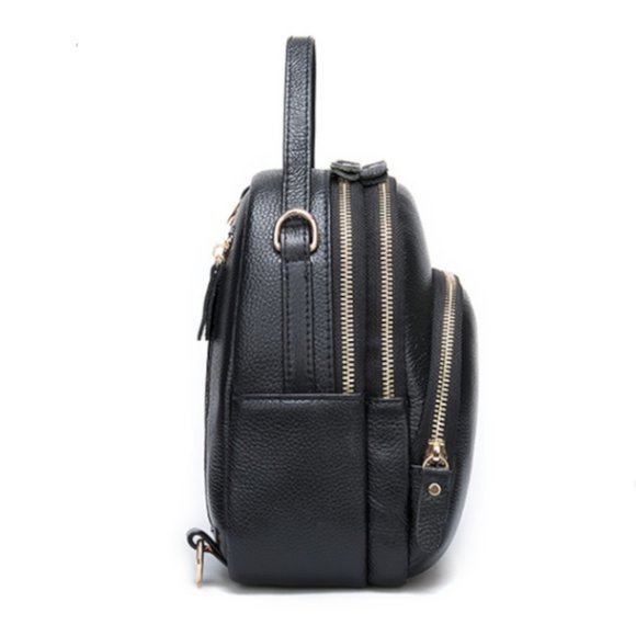 Noblag Women’s Leather Mini Travel Backpack - Picture 6 of 8